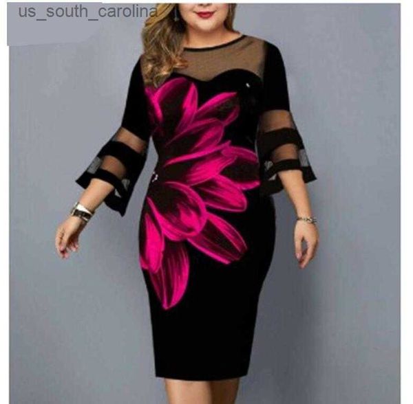 plus size 6xl mesh patchwork women dress spring vintage floral printed elegant ladies party dresses casual female vestidos l230522, Black;gray
plus size 6xl mesh patchwork women dress spring vintage floral printed elegant ladies party dresses casual female vestidos l230522, Black;gray