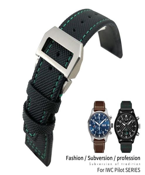21mm 22mm calfskin leather nylon watch strap fit for iwc pilot spitfire mark18 portofino gun iw3777 watchband wat7913677, Black;brown
21mm 22mm calfskin leather nylon watch strap fit for iwc pilot spitfire mark18 portofino gun iw3777 watchband wat7913677, Black;brown