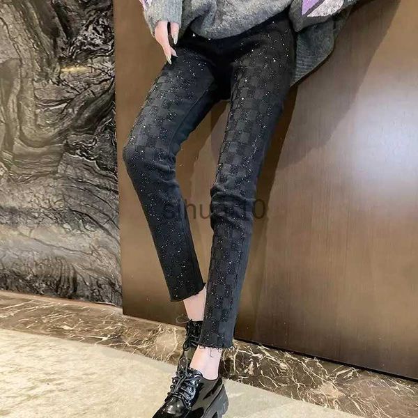 women's pants capris black jeans women spring 2023 new heavy industry rhinestone jeans high waist was thin pencil pants female denim tr, Black;white
women's pants capris black jeans women spring 2023 new heavy industry rhinestone jeans high waist was thin pencil pants female denim tr, Black;white