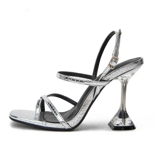 nxy sandals design silver snake grain transparent perspex crystal high heels women peep toe ankle buckle strap shoe 230511, Black
nxy sandals design silver snake grain transparent perspex crystal high heels women peep toe ankle buckle strap shoe 230511, Black