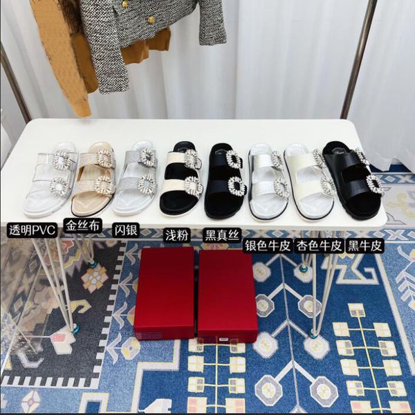 luxury designer women sandals buckle muller slippers rv rhinestone slippers double strap roman flat bottom sandals fashion outwear beach sli, Black
luxury designer women sandals buckle muller slippers rv rhinestone slippers double strap roman flat bottom sandals fashion outwear beach sli, Black