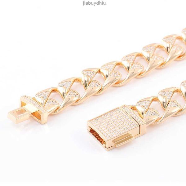 designer custom luxury jewelry cuban link chain gold plated 925 sterling silver men bracelets
designer custom luxury jewelry cuban link chain gold plated 925 sterling silver men bracelets