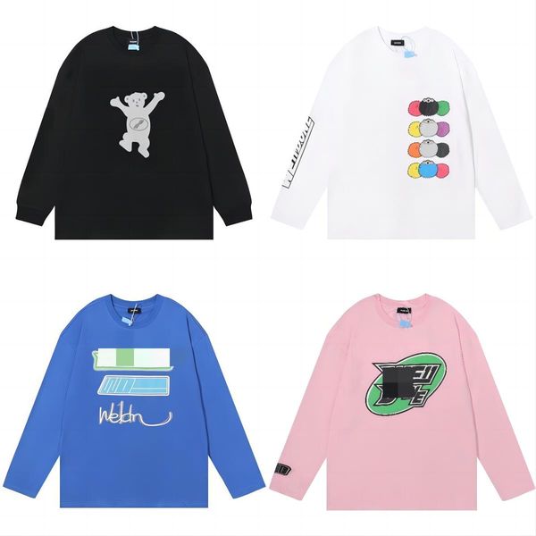 23 new flocking bear long sleeve t-shirt welldone letter men's and women's loose fashion brand thin sweate zim t-shirt s-xxxl swea, White
23 new flocking bear long sleeve t-shirt welldone letter men's and women's loose fashion brand thin sweate zim t-shirt s-xxxl swea, White