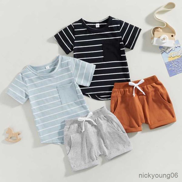 clothing sets 0-3y summer toddler infant baby boys clothes short sleeve striped t-shirt with elastic waist shorts casual outfits, White
clothing sets 0-3y summer toddler infant baby boys clothes short sleeve striped t-shirt with elastic waist shorts casual outfits, White