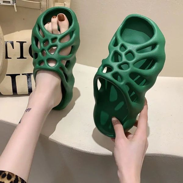 womens slippers in summer inseva hole new korean version thick soles for home students to wear foreign style sandals, Black
womens slippers in summer inseva hole new korean version thick soles for home students to wear foreign style sandals, Black