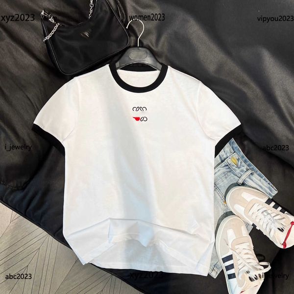 women tees designer red heart pattern summer t-shirt embroidered logo decoration short sleeve t-shirt #multiple product, White
women tees designer red heart pattern summer t-shirt embroidered logo decoration short sleeve t-shirt #multiple product, White