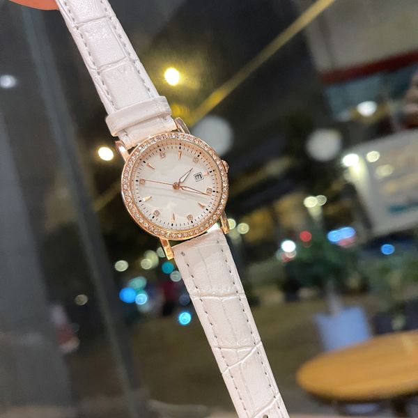 women's watches watch 32mm steel case italian cowhide strap diamond watch waterproof design premium watch gift, Slivery;brown
women's watches watch 32mm steel case italian cowhide strap diamond watch waterproof design premium watch gift, Slivery;brown