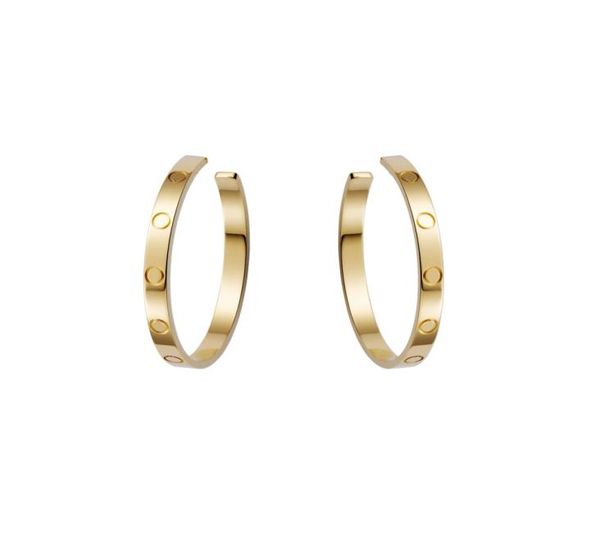 large hoop huggie love earrings for women ladies girls gift jewelryscrew marking316l titanium steel famous brand jewelry with 7015064, Golden;silver
large hoop huggie love earrings for women ladies girls gift jewelryscrew marking316l titanium steel famous brand jewelry with 7015064, Golden;silver