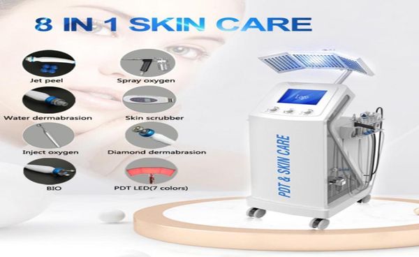 8 in 1 hydra dermabrasion rf biolifting spa facial machine water oxygen jet led pdt light skin deep clean hydro diamond peeling m5066706 
8 in 1 hydra dermabrasion rf biolifting spa facial machine water oxygen jet led pdt light skin deep clean hydro diamond peeling m5066706