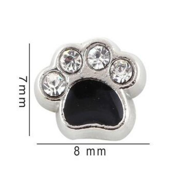 78mm crystal enamel black dog paw floating locket charms fit for glass magnetic memory locket pendant8495684, Bronze;silver
78mm crystal enamel black dog paw floating locket charms fit for glass magnetic memory locket pendant8495684, Bronze;silver