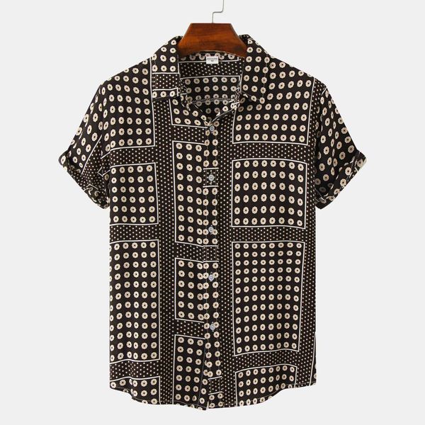 spring shirt men's summer casual specialty beach short sleeve hawaii floral shirts for men pi, White;black
spring shirt men's summer casual specialty beach short sleeve hawaii floral shirts for men pi, White;black