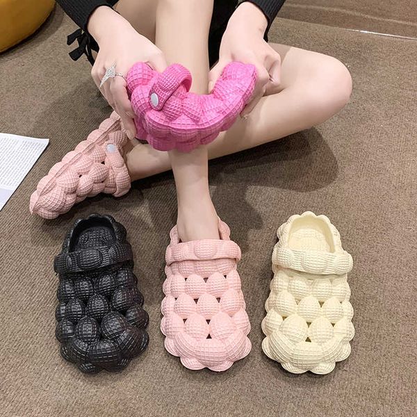 sandals women men slipper eva cute bubble ball slides sandals summer indoor massage outdoor shoes closed toe anti-slip fashion designer 2304, Black
sandals women men slipper eva cute bubble ball slides sandals summer indoor massage outdoor shoes closed toe anti-slip fashion designer 2304, Black