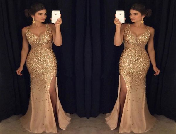 champagne luxury vneck mermaid evening dresses 2022 sleeveless formal dress open fork in dress4653219, Black;red
champagne luxury vneck mermaid evening dresses 2022 sleeveless formal dress open fork in dress4653219, Black;red