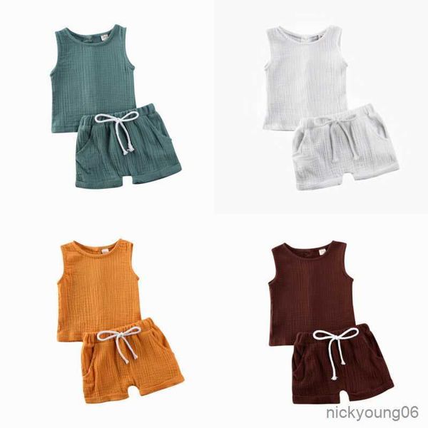 clothing sets 2020 new baby boys girls summer solid color sleeveless cotton linen button strap vest elastic short pants outfits, White
clothing sets 2020 new baby boys girls summer solid color sleeveless cotton linen button strap vest elastic short pants outfits, White