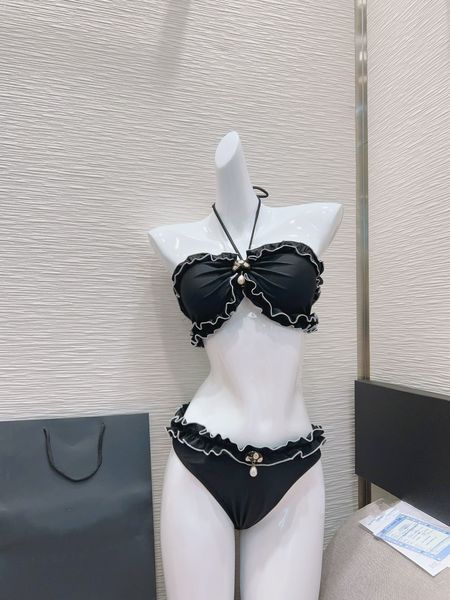 women's swimwear european luxury designer designs high-end customized swimsuits for 2023, White;black
women's swimwear european luxury designer designs high-end customized swimsuits for 2023, White;black