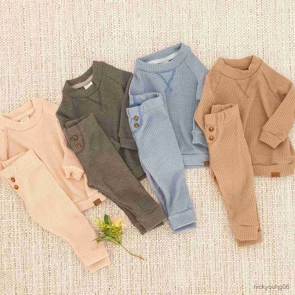 clothing sets autumn newborn baby boys girls clothes toddler casual outfits waffle solid long sleeve sweatshirts and button pants, White
clothing sets autumn newborn baby boys girls clothes toddler casual outfits waffle solid long sleeve sweatshirts and button pants, White