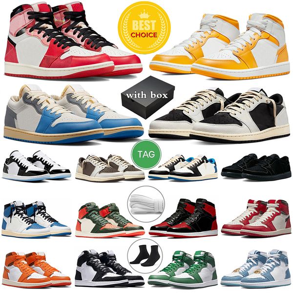 with box jumpman 1 high basketball shoes 1s university gold solefly lost found reverse mocha starfish black phantom panda men women sneakers
with box jumpman 1 high basketball shoes 1s university gold solefly lost found reverse mocha starfish black phantom panda men women sneakers