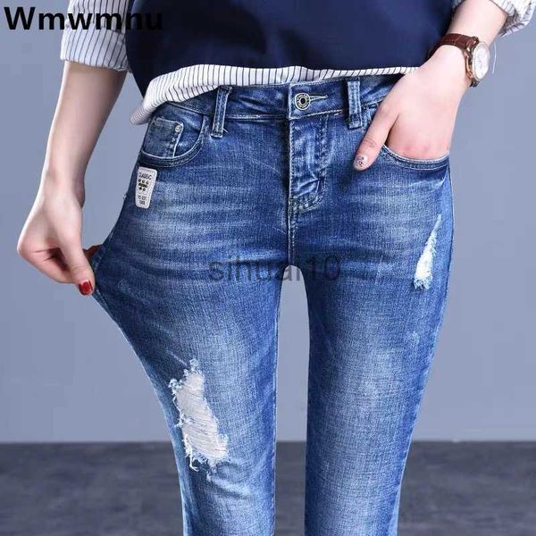 women's jeans streetwear skinny ripped hole jeans for women 2022 high waist vintage blue pencil denim pants korean capris slim cowboy t
women's jeans streetwear skinny ripped hole jeans for women 2022 high waist vintage blue pencil denim pants korean capris slim cowboy t
