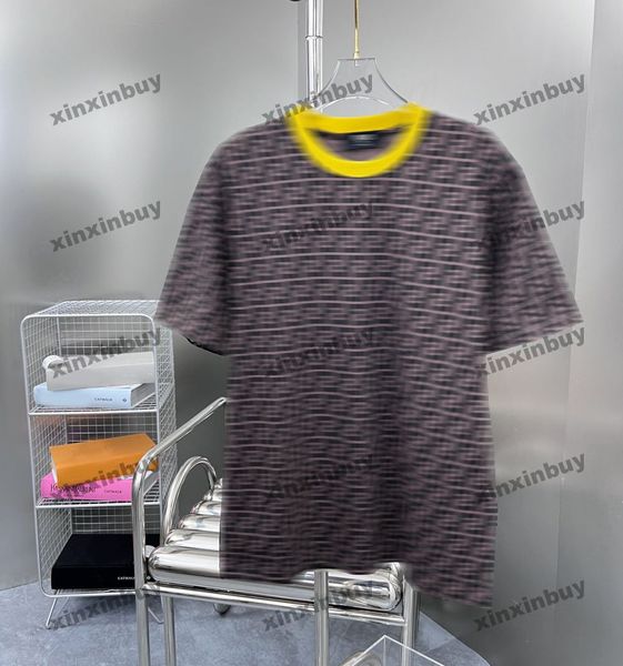 xinxinbuy men designer tee t shirt 23ss double letter jacquard fabric pattern collar short sleeve cotton women brown red yellow xs-xl, Black;brown
xinxinbuy men designer tee t shirt 23ss double letter jacquard fabric pattern collar short sleeve cotton women brown red yellow xs-xl, Black;brown