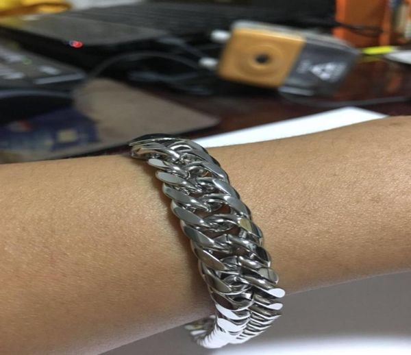 heavy mens 24k real solid white gold finish thick miami cuban link bracelet chain link5783112, Black
heavy mens 24k real solid white gold finish thick miami cuban link bracelet chain link5783112, Black