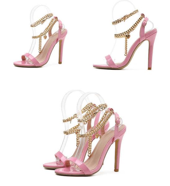 nxy sandals fashion pointed toe love metal chain design buckle strap summer ladies wedding party high heels shoes 230511, Black
nxy sandals fashion pointed toe love metal chain design buckle strap summer ladies wedding party high heels shoes 230511, Black