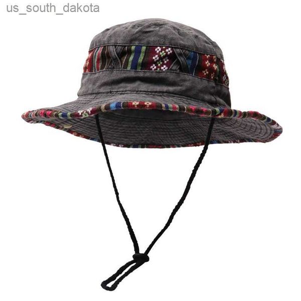 vintage drstring fisherman hat for men and women in spring and summer outdoor sunscreen fishing hat western cowboy hat tide l230523, Blue;gray
vintage drstring fisherman hat for men and women in spring and summer outdoor sunscreen fishing hat western cowboy hat tide l230523, Blue;gray