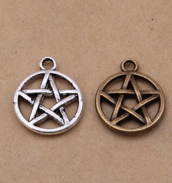 charms whole 150pcs antique silver tone supernatural pentagram charm pendants 20x17mm jewelry making findings4104103, Bronze;silver
charms whole 150pcs antique silver tone supernatural pentagram charm pendants 20x17mm jewelry making findings4104103, Bronze;silver