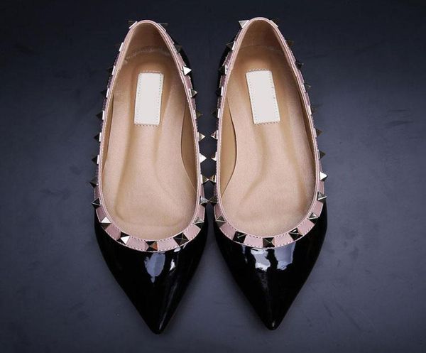 3440 genuine leather v stud ballerina flats rivets wedding shoes blue black nude red yellow pink luxury designer runway cla2134079
3440 genuine leather v stud ballerina flats rivets wedding shoes blue black nude red yellow pink luxury designer runway cla2134079