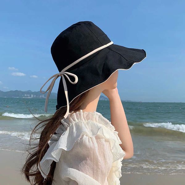 fisherman hat female high face value new summer sun protection and uv protection sun hat large brim sun hat shows small face, Blue;gray
fisherman hat female high face value new summer sun protection and uv protection sun hat large brim sun hat shows small face, Blue;gray