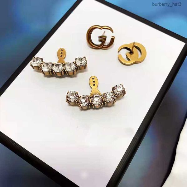 designer earrings charm classic embossed with diamond studs retro double letter earring dual purpose eardrops jewelry for women lovers party, Golden
designer earrings charm classic embossed with diamond studs retro double letter earring dual purpose eardrops jewelry for women lovers party, Golden