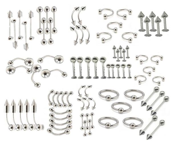 retro style steel ring85pcslot body piercing jewelry fashion belly button rings whole tongue ring eyebrow lip labret ba7755061, Silver
retro style steel ring85pcslot body piercing jewelry fashion belly button rings whole tongue ring eyebrow lip labret ba7755061, Silver