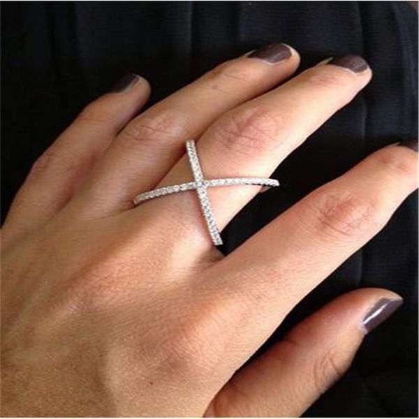 vintage cross x shape crystal rings for women 925 sterling silver micro inlay paved zirconia party dating statement jewelry gift, Slivery;golden
vintage cross x shape crystal rings for women 925 sterling silver micro inlay paved zirconia party dating statement jewelry gift, Slivery;golden