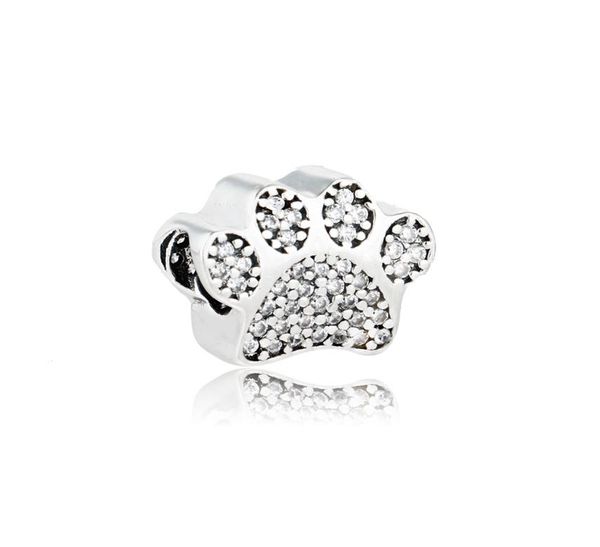 authentic 925 sterling silver bear paw sole bead charm with clear cz fit original bracelet diy jewelry making wholesale3703843, Black
authentic 925 sterling silver bear paw sole bead charm with clear cz fit original bracelet diy jewelry making wholesale3703843, Black