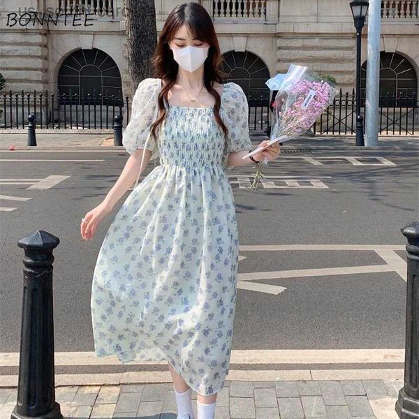 floral puff sleeve dresses women midi sweet folds fashion summer new temperament young chic korean style casual aesthetic tender l230522, Black;gray
floral puff sleeve dresses women midi sweet folds fashion summer new temperament young chic korean style casual aesthetic tender l230522, Black;gray