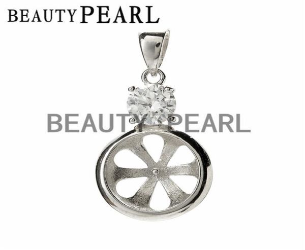 hopearl jewelry pendant settings cubic zirconia 925 sterling silver findings pendant for big pearl 3 pieces1756599, Slivery;crystal
hopearl jewelry pendant settings cubic zirconia 925 sterling silver findings pendant for big pearl 3 pieces1756599, Slivery;crystal