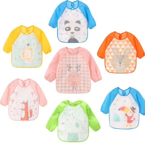 bibs burp cloths long sleeve waterproof 0-3 year old newborn saliva towel accessories baby apron g220605
bibs burp cloths long sleeve waterproof 0-3 year old newborn saliva towel accessories baby apron g220605
