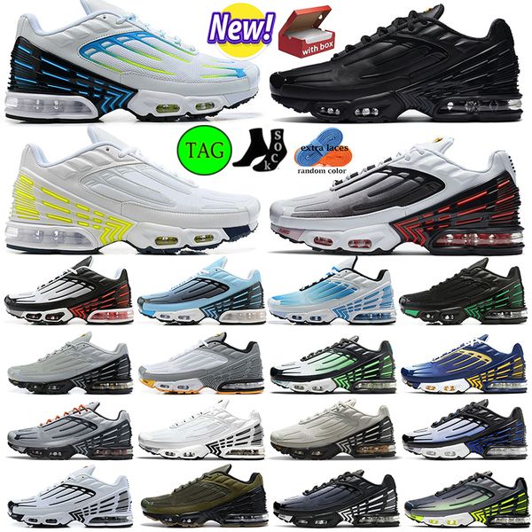 with box tn plus 3 running shoes mens trainers chaussures airsmaxs triple black white off laser blue bred hyper violet silver red smoke grey
with box tn plus 3 running shoes mens trainers chaussures airsmaxs triple black white off laser blue bred hyper violet silver red smoke grey