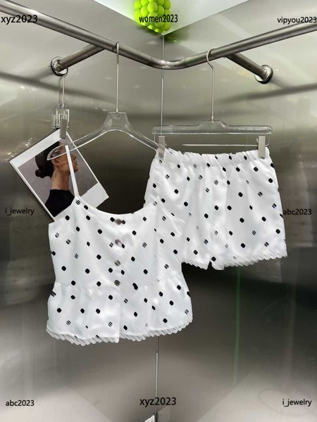 women's tracksuits designer summer casual sets size s-l 2pcs polka dot print suspender vest and lace shorts #multiple product, Gray
women's tracksuits designer summer casual sets size s-l 2pcs polka dot print suspender vest and lace shorts #multiple product, Gray