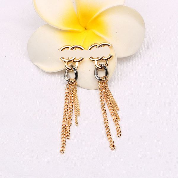 20style 18k gold plated designer brand earring designer double letter tassels pendant earrings stud women wedding party jewerlry, Golden;silver
20style 18k gold plated designer brand earring designer double letter tassels pendant earrings stud women wedding party jewerlry, Golden;silver