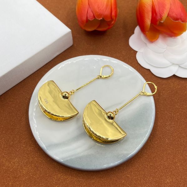 designer women long stud fanshaped dangling earrings pendant charm brass with gold finish earrings, Golden;silver
designer women long stud fanshaped dangling earrings pendant charm brass with gold finish earrings, Golden;silver