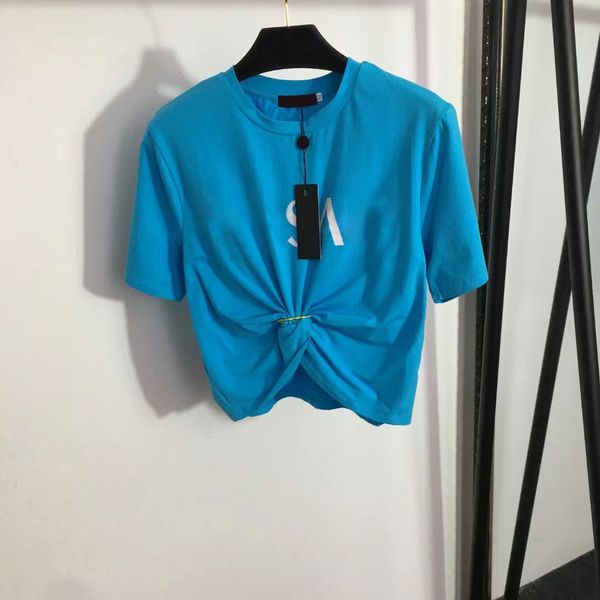 2023 designers t-shirts fashion t shirts women new alphabet print pin tucked waist short style crop navel short sleeve tees t-shirt ladies, White
2023 designers t-shirts fashion t shirts women new alphabet print pin tucked waist short style crop navel short sleeve tees t-shirt ladies, White