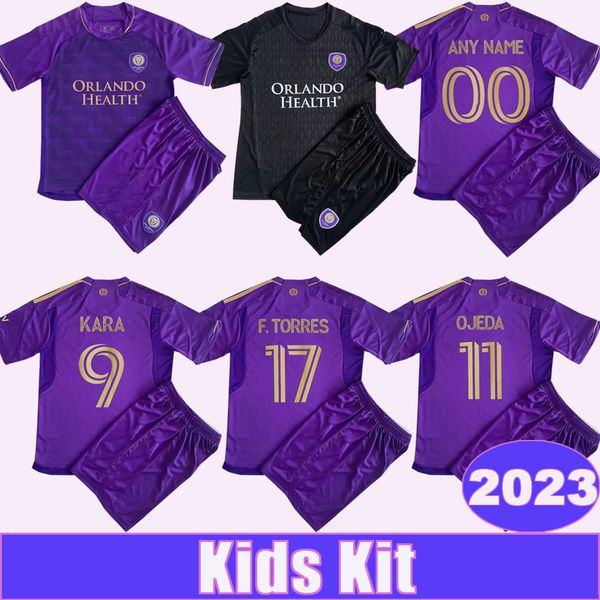 2023 orlando city sc kara kids kit soccer jerseys pereyra ojeda jansson enrique f. torres angulo home white goalkeeper children's suit, Black
2023 orlando city sc kara kids kit soccer jerseys pereyra ojeda jansson enrique f. torres angulo home white goalkeeper children's suit, Black