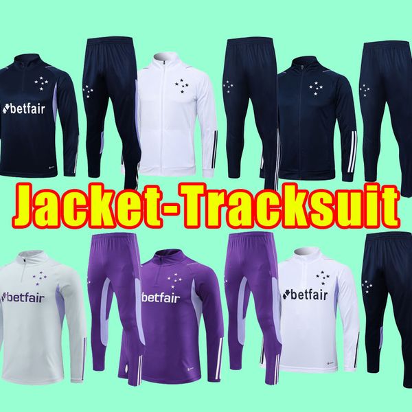 23/24 cruzeiro ec soccer tracksuits giovanni edu bruno jose football shirts 2023 2024 adriano camiseta de raposas men training jacket set lo, Black
23/24 cruzeiro ec soccer tracksuits giovanni edu bruno jose football shirts 2023 2024 adriano camiseta de raposas men training jacket set lo, Black