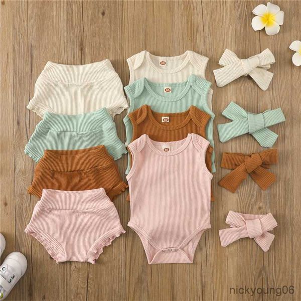 clothing sets 2022 summer newborn baby girl boy clothes set solid sleeveless ribbed knit romper shorts headband 3pcs outfits infant, White
clothing sets 2022 summer newborn baby girl boy clothes set solid sleeveless ribbed knit romper shorts headband 3pcs outfits infant, White