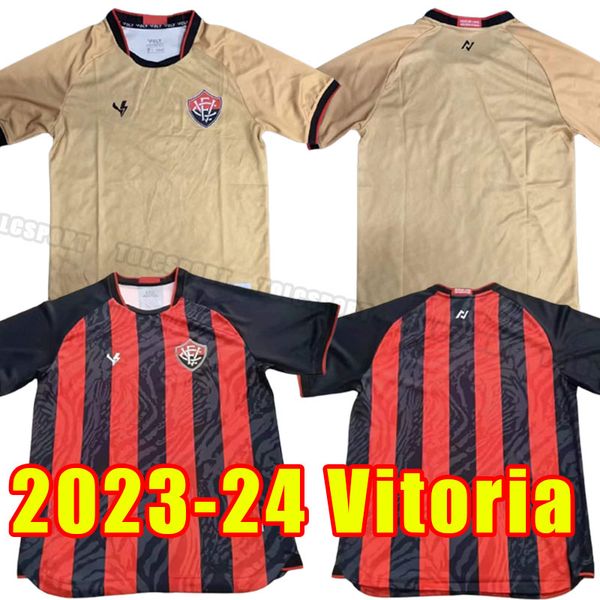 23/24 esporte clube vitoria soccer jerseys home away men women 2023 2024 roberto jadson eduardo santos home football shirts uniforms, Black;yellow
23/24 esporte clube vitoria soccer jerseys home away men women 2023 2024 roberto jadson eduardo santos home football shirts uniforms, Black;yellow
