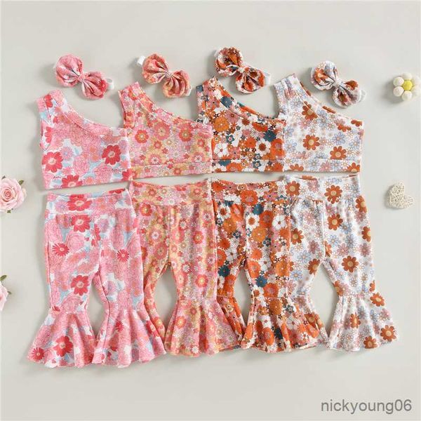 clothing sets girls outfit 0-4y fashion kid children sleeveless one shoulder vest and floral flared pants headband outfits, White
clothing sets girls outfit 0-4y fashion kid children sleeveless one shoulder vest and floral flared pants headband outfits, White