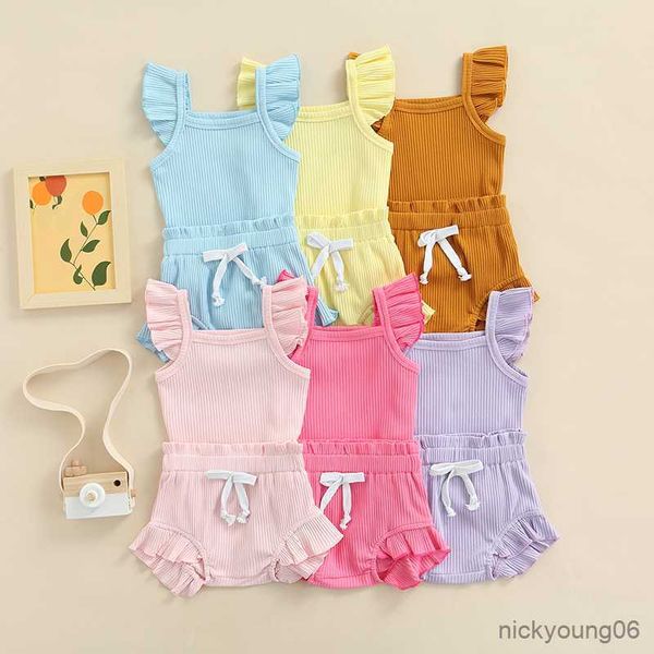 clothing sets newborn infant baby girl two-piece solid outfits color flying sleeve romper and elastic drawstring short pants, White
clothing sets newborn infant baby girl two-piece solid outfits color flying sleeve romper and elastic drawstring short pants, White