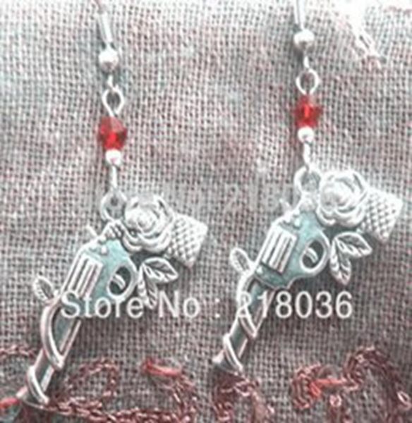 whole fashion 50pair antique silver roses flower guns dangle earrings for women with gift box charms crystal bead diy findings1432790
whole fashion 50pair antique silver roses flower guns dangle earrings for women with gift box charms crystal bead diy findings1432790