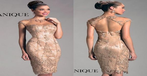 2019 champagne knee length lace beads mother of the bride dresses sheath sheer neck cap sleeve women evening formal wear party9755151, Black;red
2019 champagne knee length lace beads mother of the bride dresses sheath sheer neck cap sleeve women evening formal wear party9755151, Black;red