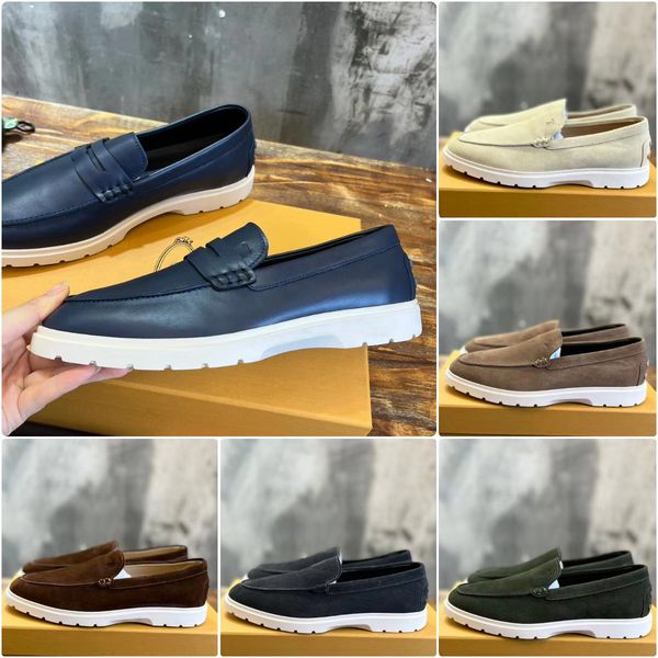 designer men leisure put on loafers suede shoes fashion commerce canvas rubber leather suede loafers size 38-45, Black
designer men leisure put on loafers suede shoes fashion commerce canvas rubber leather suede loafers size 38-45, Black